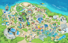 Seaworld Orlando Theme Park Map Orlando Fl Mappery Aquariums