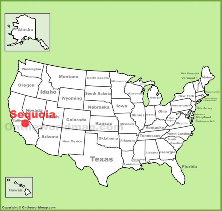 Sequoia Park California Map