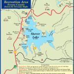 Shaver Lake Recreation Area Maplets Shaver Lake California Map