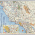 Shell Highway Map Of California Southern Portion David Rumsey