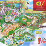 Six Flags Fiesta Texas 2015 Park Map