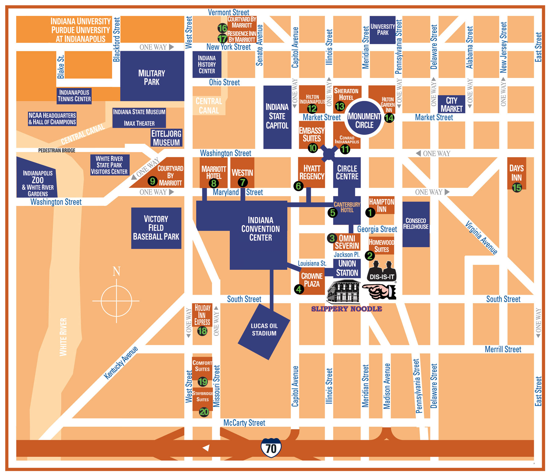 Slippery Noodle Inn Visit Us Downtown Indianapolis Map Printable 