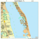 South Beach Florida Street Map 1267192