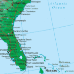 Southeastern States Topo Map