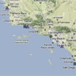 Southern California Beach Towns Map Printable Maps
