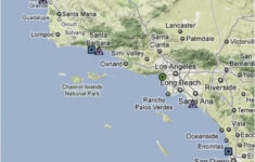 Southern California Beach Towns Map Printable Maps