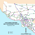 Southern California Freeway Map