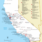 Southern California National Parks Map Free Printable Maps
