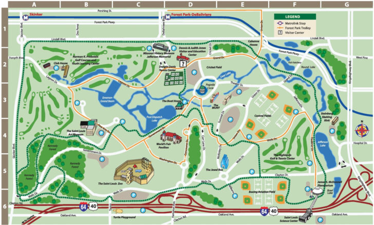 Map Of Forest Park St Louis