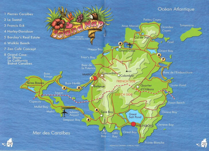 Michelin Maps St Maarten