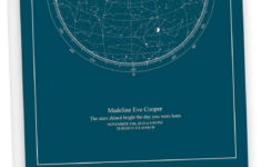 Star Map By Date Night Sky Poster Bedroom Wall Decor Love