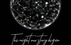 Star Map Print Star Map By Date Poster Night Sky Poster Etsy Star