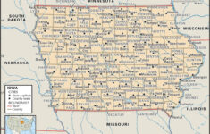 State And County Maps Of Iowa
