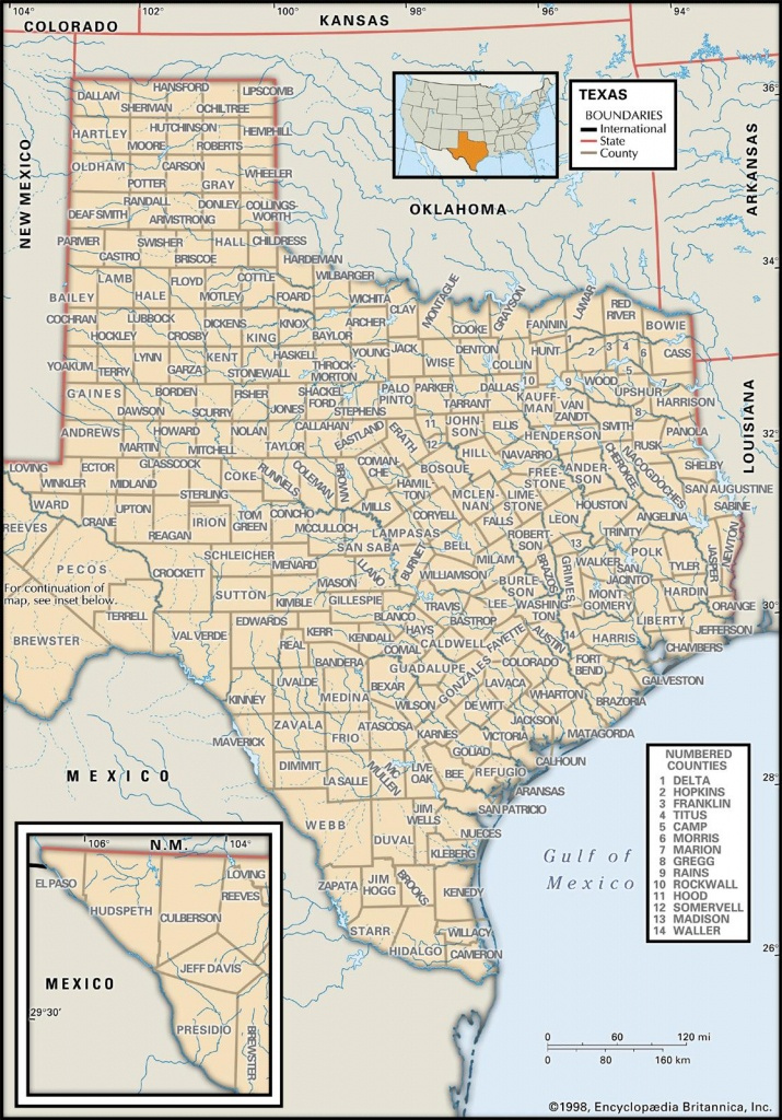 State And County Maps Of Texas South Texas Cities Map Printable Maps