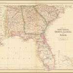States Of South Carolina Georgia Alabama And Florida Barry Lawrence
