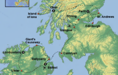 StepMap Scotland Ireland Landkarte F r Europe