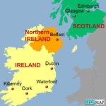 StepMap Scotland Ireland Landkarte F R Ireland