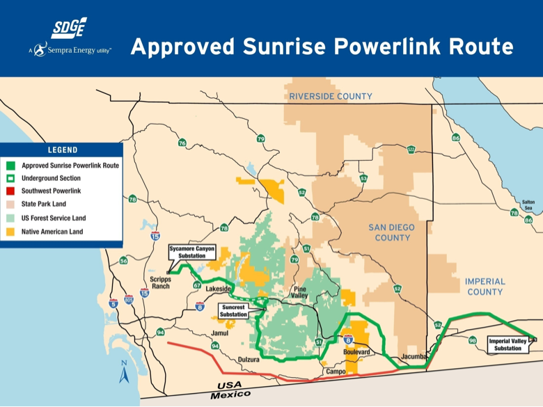 Sunrise Powerlink And Industrial Wind Energy