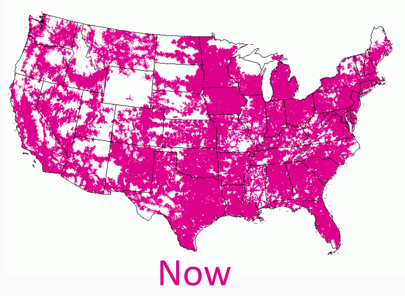 T Mobile Coverage Map Wells Printable Map