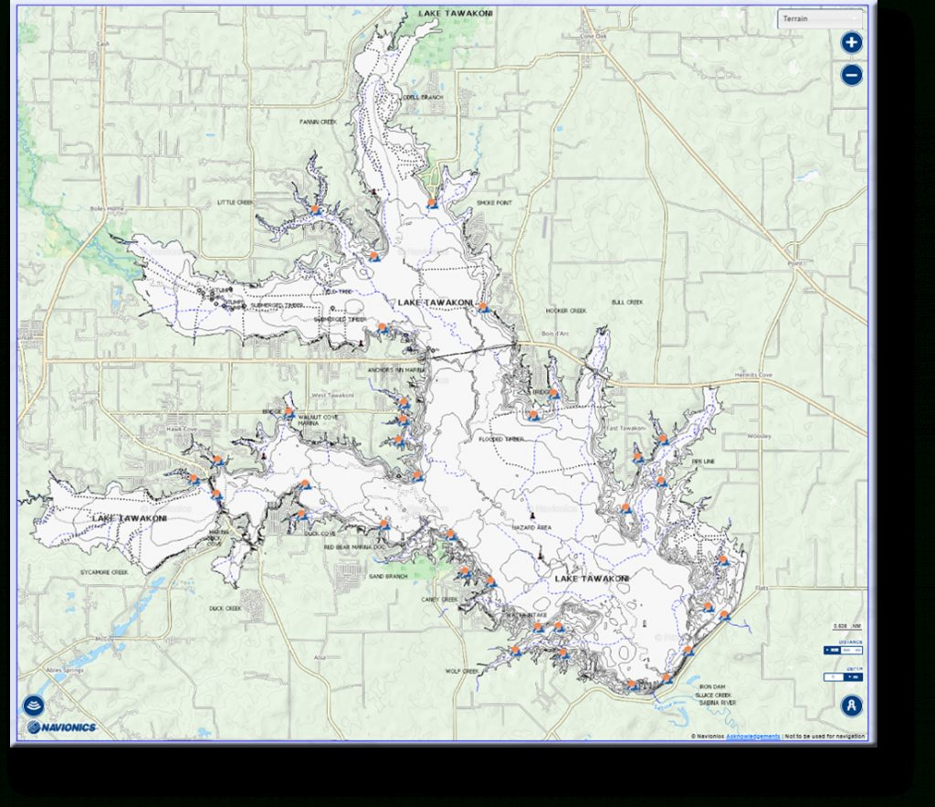 Tawakoni East Texas Anglers Fishing Club East Texas Lakes Map 