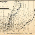 Ted Fujita S Map Of The 1970 Lubbock Tornado Path Housed At The