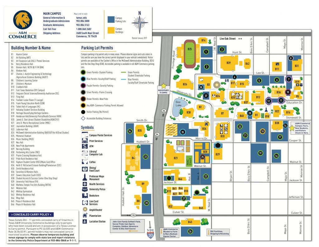 Texas A m Parking Map Printable Maps