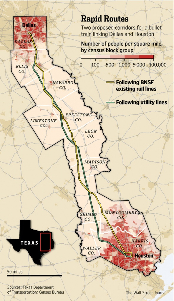 Texas Bullet Train Route Map Printable Maps