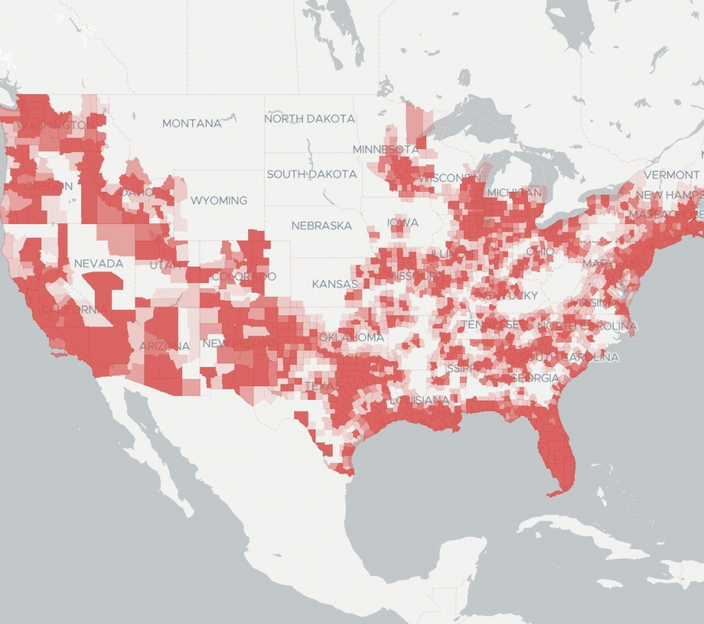 Texas Cell Phone Coverage Map Free Printable Maps