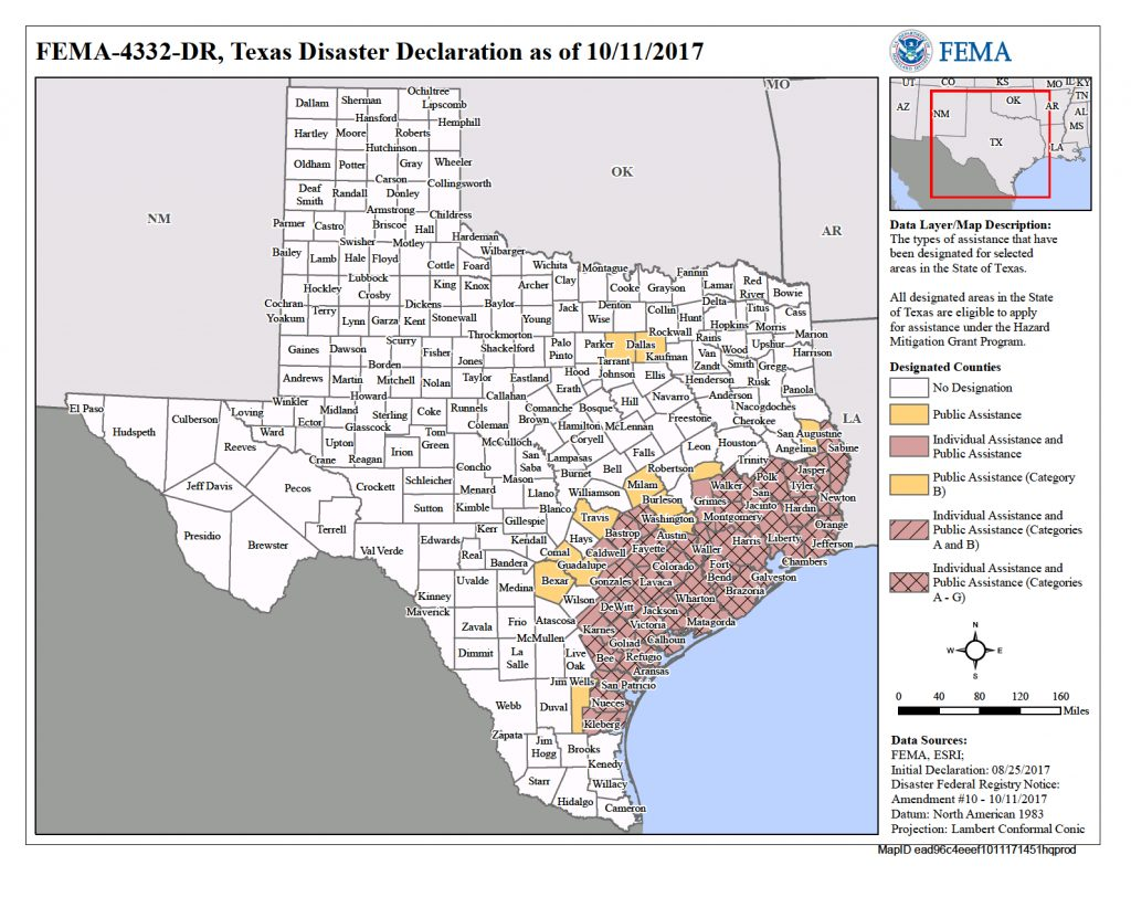 Texas Hurricane Harvey Dr 4332 Fema gov Texas Flood Insurance Map 