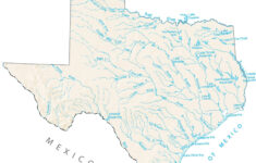 texas lakes and rivers map gis geography Texas Lakes And Rivers Map GIS Geography