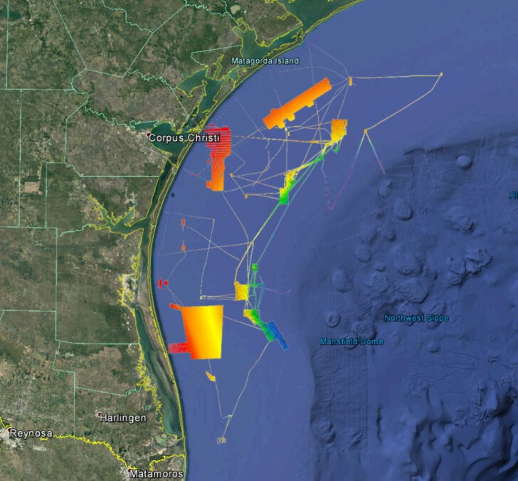 Texas Offshore Maps