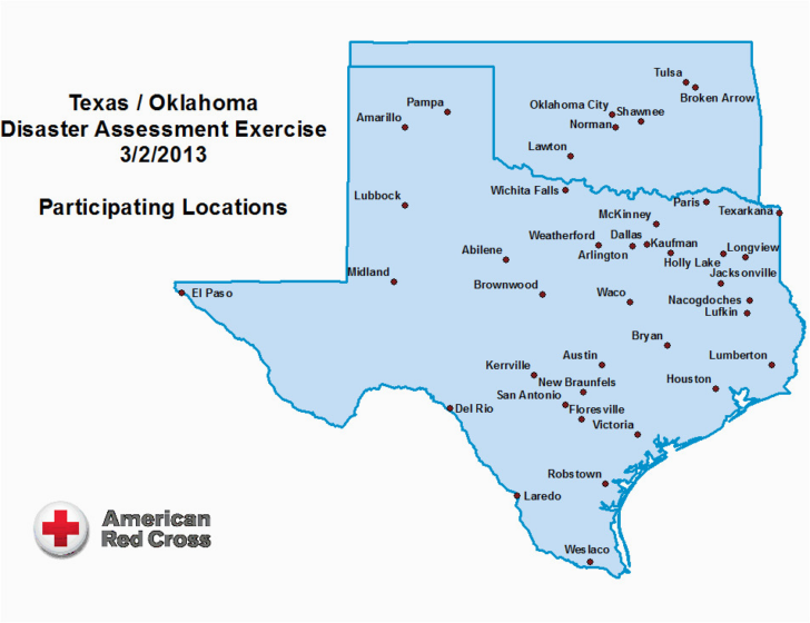 Ok Texas Map