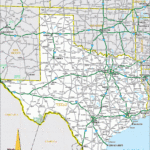 Texas Panhandle Road Map Printable Maps