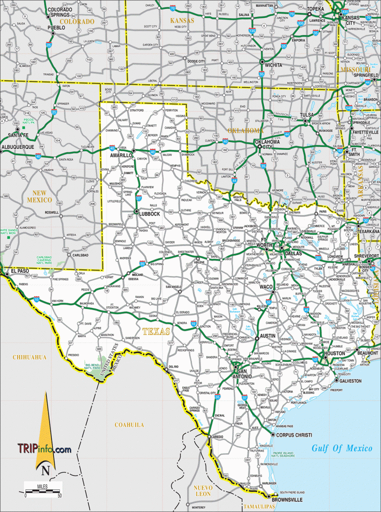Texas Road Map South Texas Road Map Printable Maps