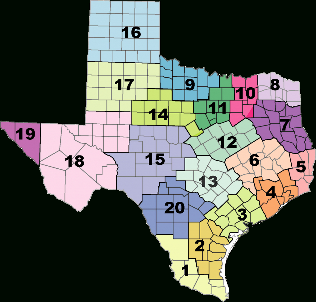 Texas School District Map By Region Printable Maps