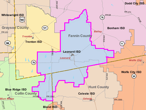 Texas School District Map By Region