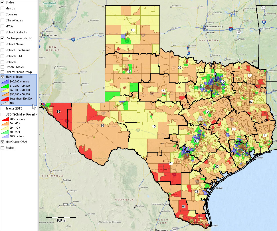 Texas School Districts 2010 2015 Largest Fast Growth