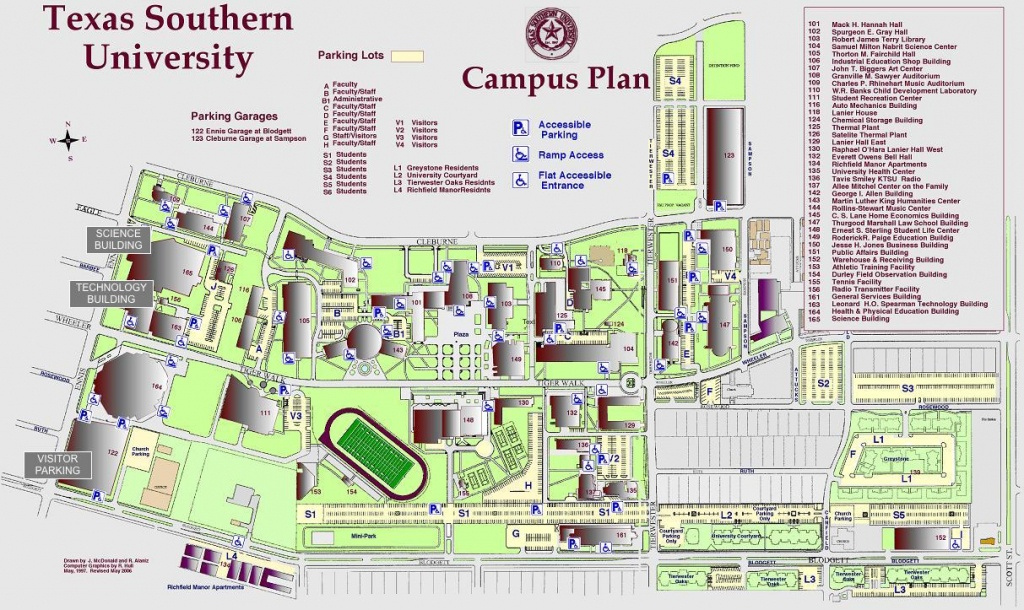 Texas Tech Dorm Map Printable Maps