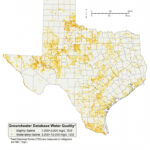 Texas Water Well Map Printable Maps