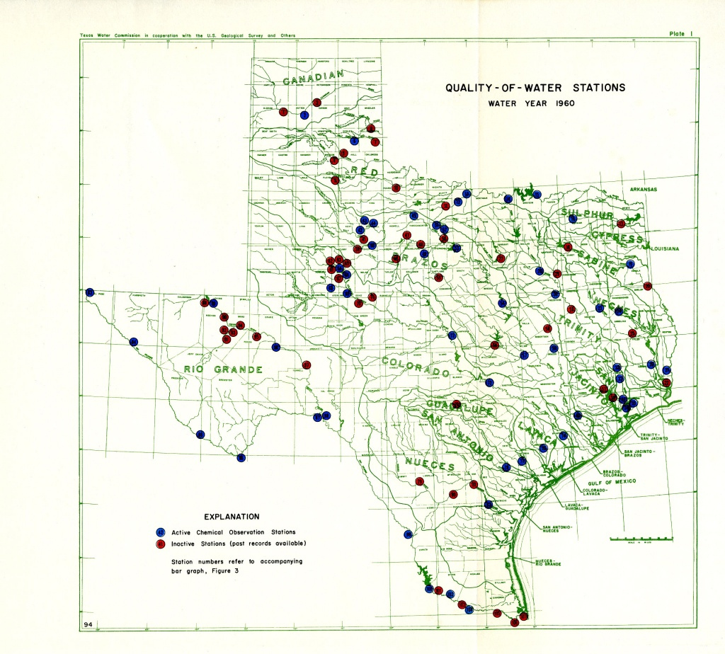 Texas Water Well Map Printable Maps