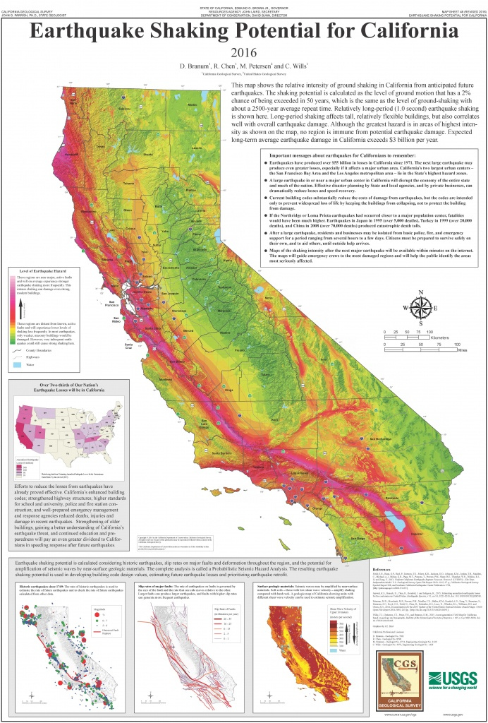 The Great Shakeout 2018 Edition Usgs Recent Earthquake Map 