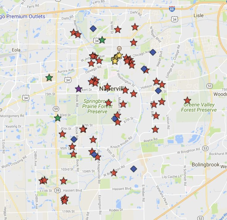 Naperville Christmas Lights Map Wells Printable Map