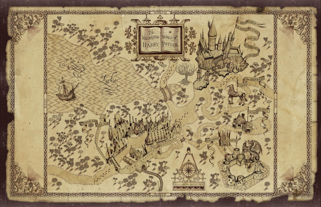 The Marauders Map Printable Printable Maps