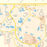 The Villages Florida US PDF Map Vector Exact City Plan High Detailed