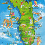 The World In Our Mailbox Florida Map Card Florida Vacation Map