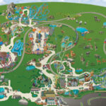 Theme Park And Rides Map Busch Gardens Theme Park In 2021 Busch