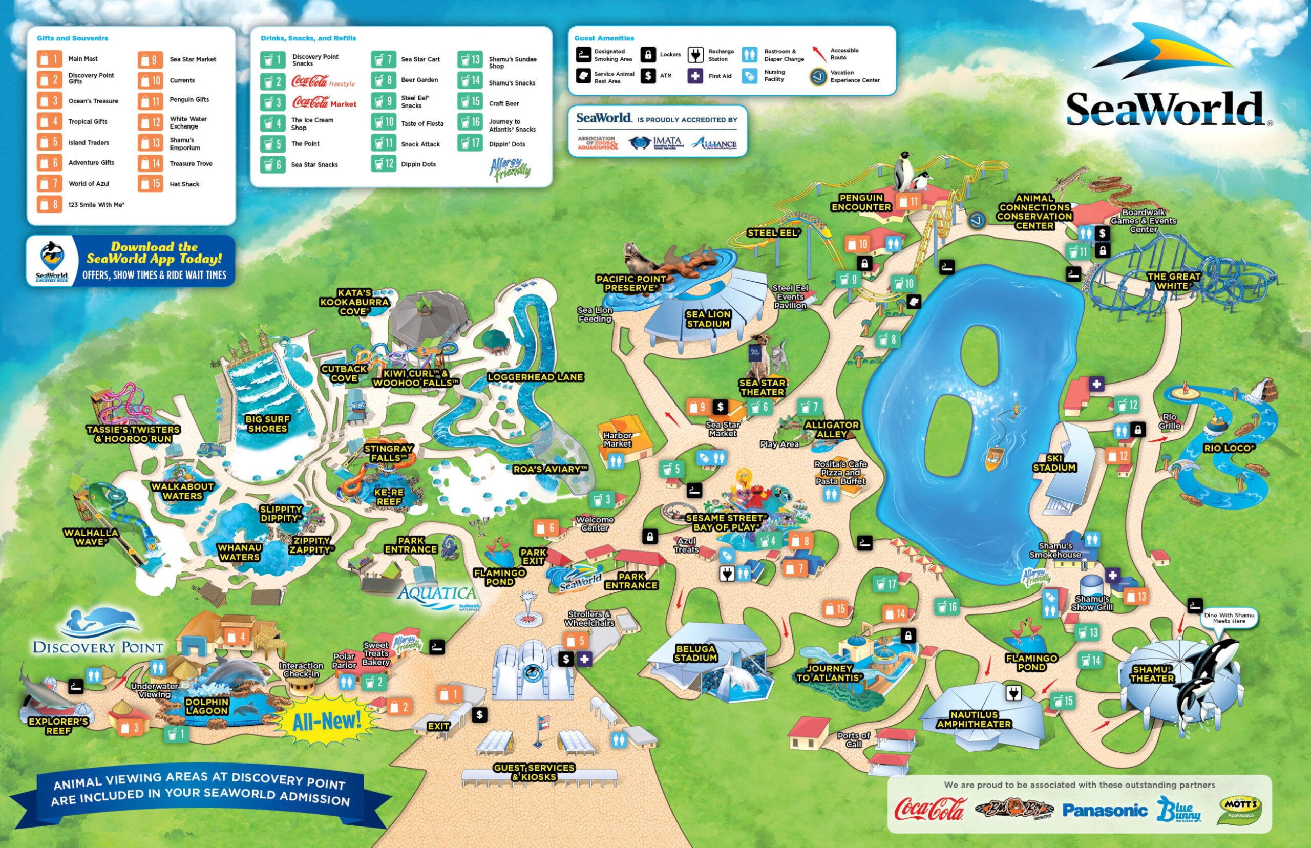 Theme Park Brochures Sea World San Antonio Theme Park Brochures 