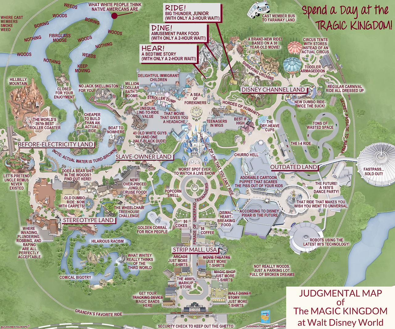 This Judgmental Map Of Magic Kingdom Is Pretty Accurate Blogs