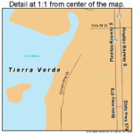 Tierra Verde Florida Street Map 1271825