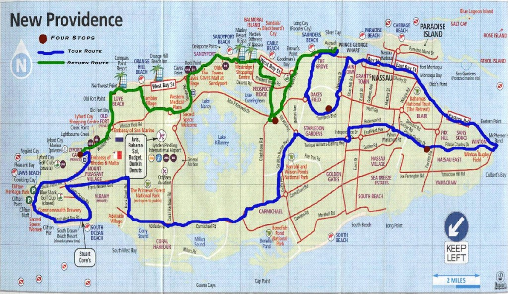 Tourist Map Of Nassau Bahamas Maps For You | Wells Printable Map